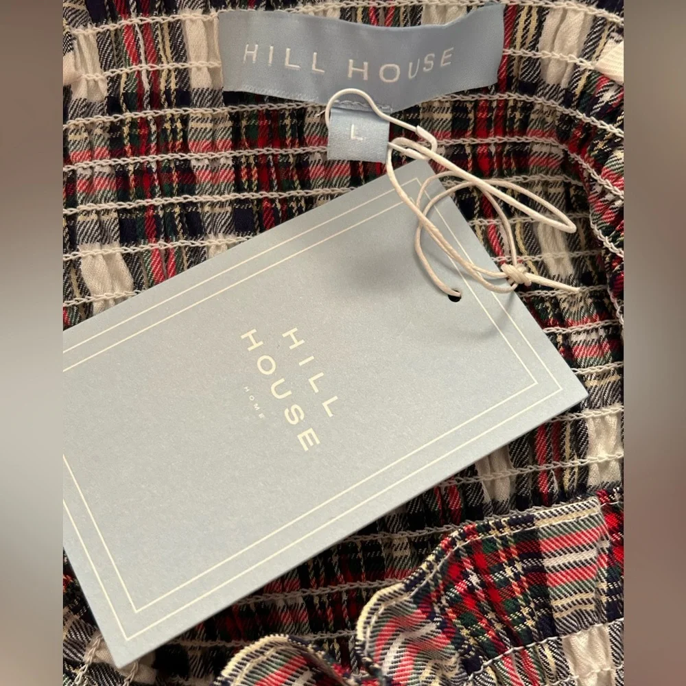 Hill House White and Red Plaid Ruffled Maxi Dress - Picture 4 of 5